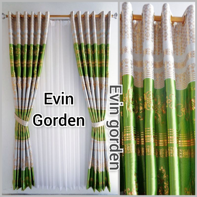 Gorden Hordeng minimalis jendela panjang pendek blackout tebal tidak tembus cahaya murah 10 ring