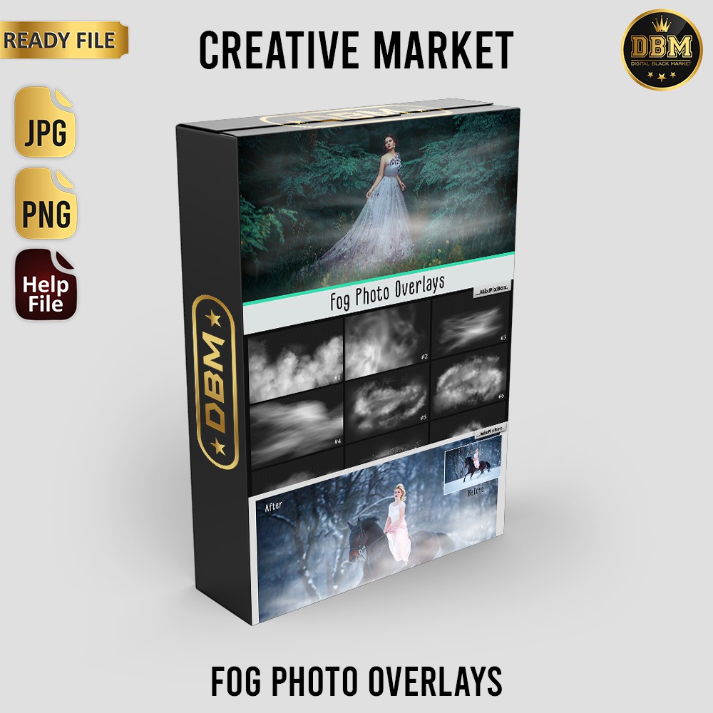Fog Photo Overlays - Photoshop