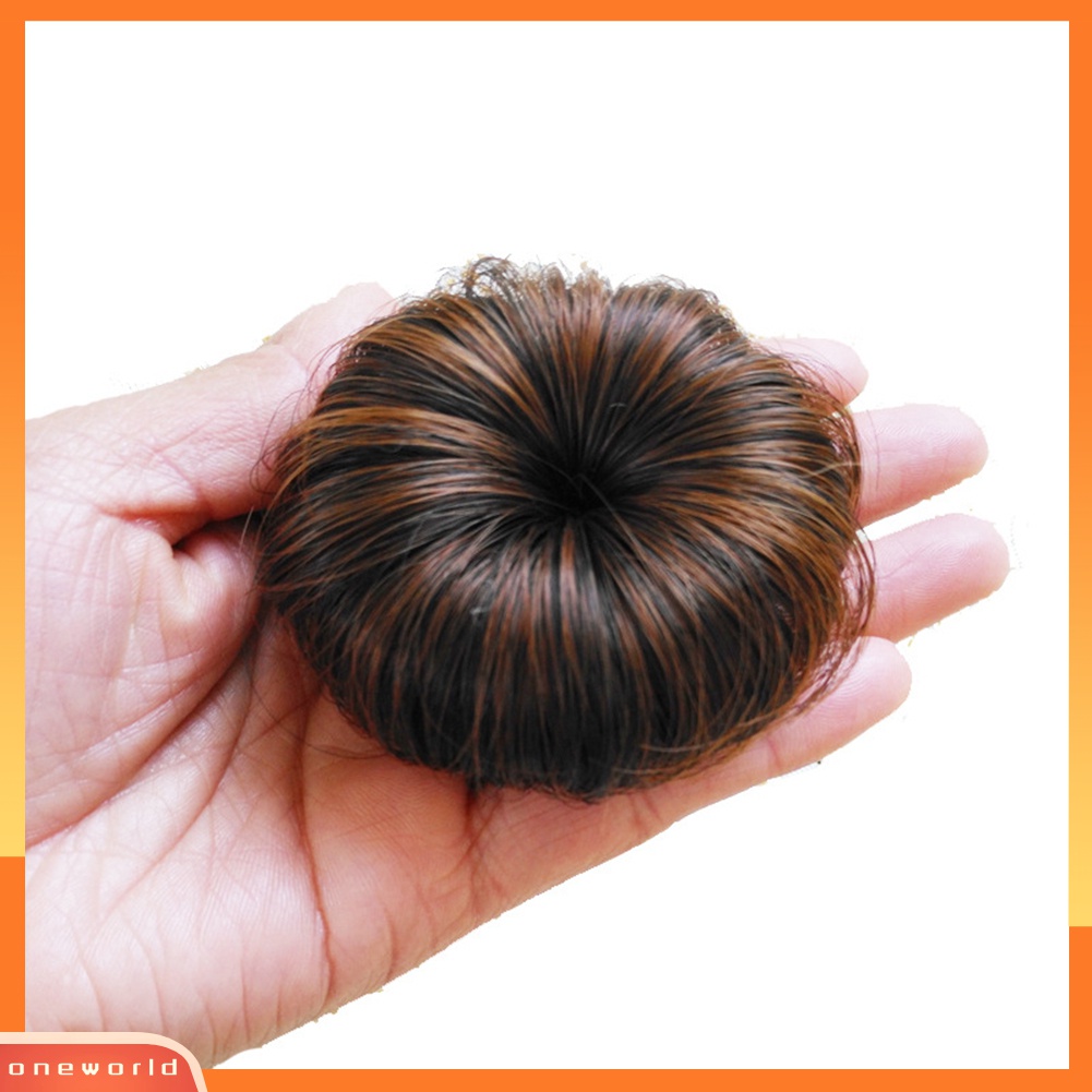 (ONWO) Wig / Rambut Palsu Model Sanggul / Cepol / Donat / Chignon Untuk Anak Perempuan