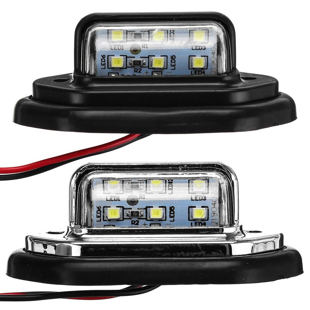 Lanfy Lampu Mobil Awet 10-30V Waterproof Lampu LED Super Terang 6LED Lampu Truk