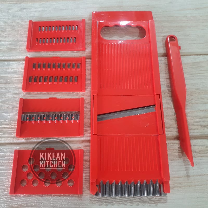 Parutan Merah Multifungsi LG Stainless Steel 8 IN 1