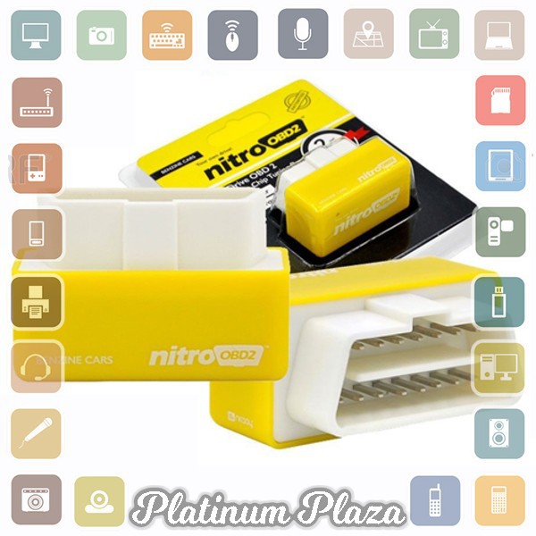 Nitro OBD2 Torque Tuning Box (Mobil Bensin) - XTY14521 - Yellow`6AM838-