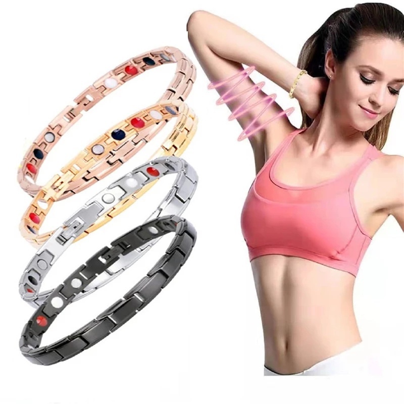 Gelang Terapi Magnetik 4 Warna Untuk Pria Dan Wanita