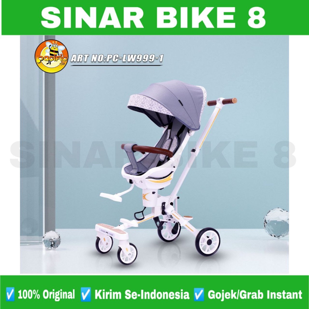 Magic Stoller  Pacific LW 999-1 dan Stroller GENIO MSGB 01 Kursi Bisa di Putar