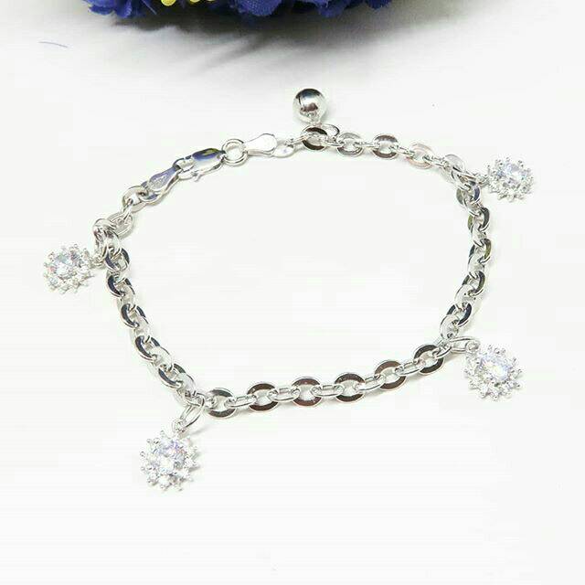 BCGT063 PERHIASAN GELANG NORI MATAHARI PERAK SILVER 925 LAPIS EMAS