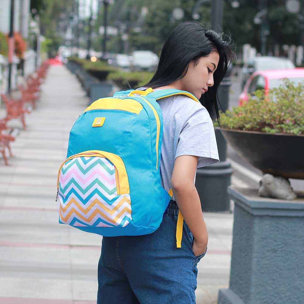 tas ransel wanita murah,tas backpack wanita,tas sekolah murah,tas kuliah murah,tas ransel laptop wanita+raincoat ASN175