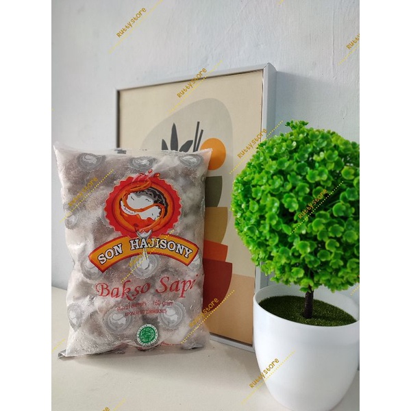 

Bakso sapi 750gr Son Hajisony Tanpa Bumbu