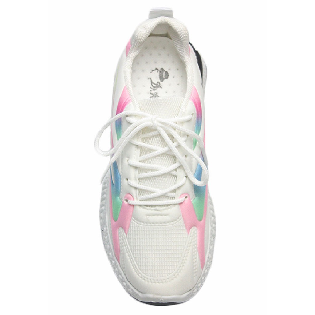 Dr. Kevin Sepatu Sport Wanita Women Sneakers 589-032 Putih & Pink-3