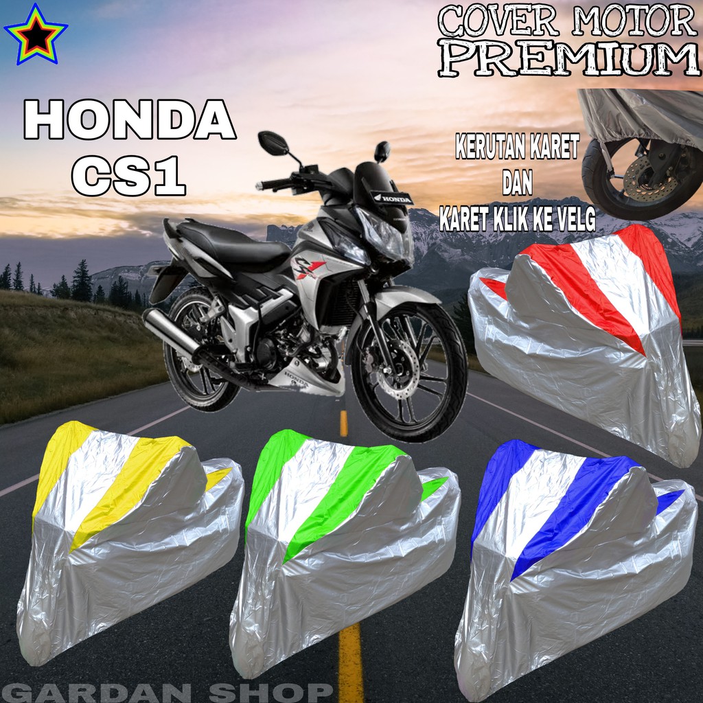 Sarung Motor HONDA CS1 Silver KOMBINASI Body Cover Honda PREMIUM