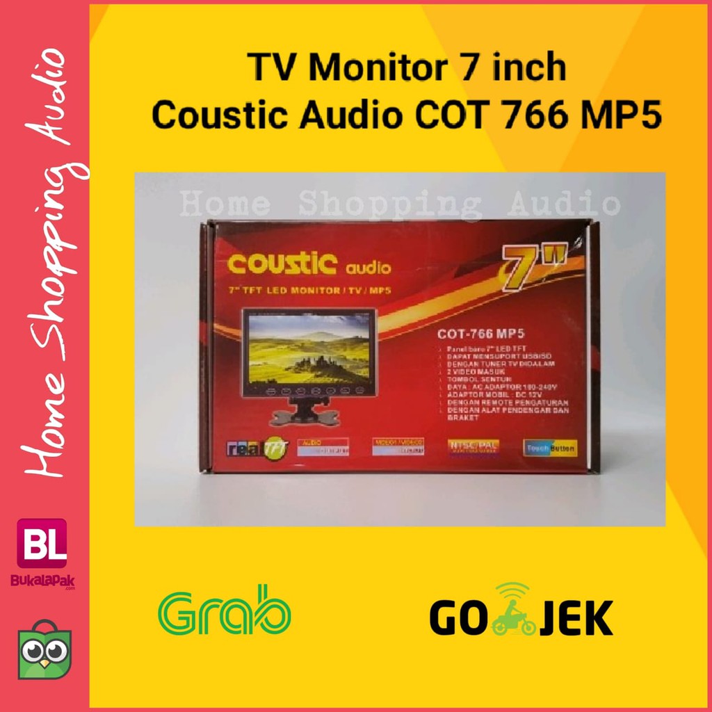 Tv mobil Coustic COT 766 MP5 Layar TV Mobil Coustic Audio COT 766 MP5 Original Garansi