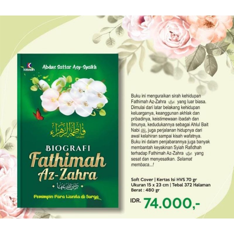 

BIOGRAFI FATHIMAH AZ ZAHRA