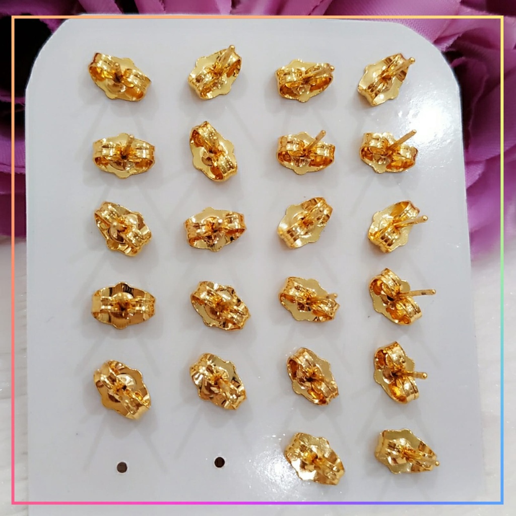 Anting xuping anting dewasa wanita tusuk semangka cantik permata perhiasan lapis emas gold  AT 112