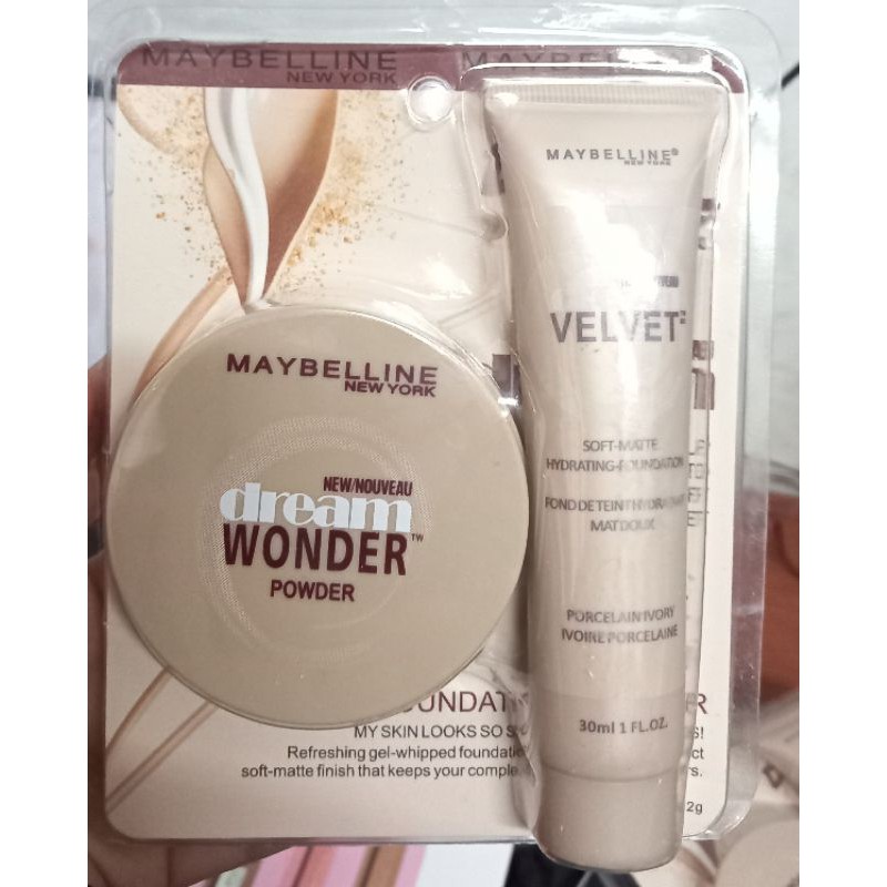 PROMO BEDAK POWDER &amp; FOUNDATION BB MAYBELLINE 2in1/3in1 NO.3237 / 1920 MB