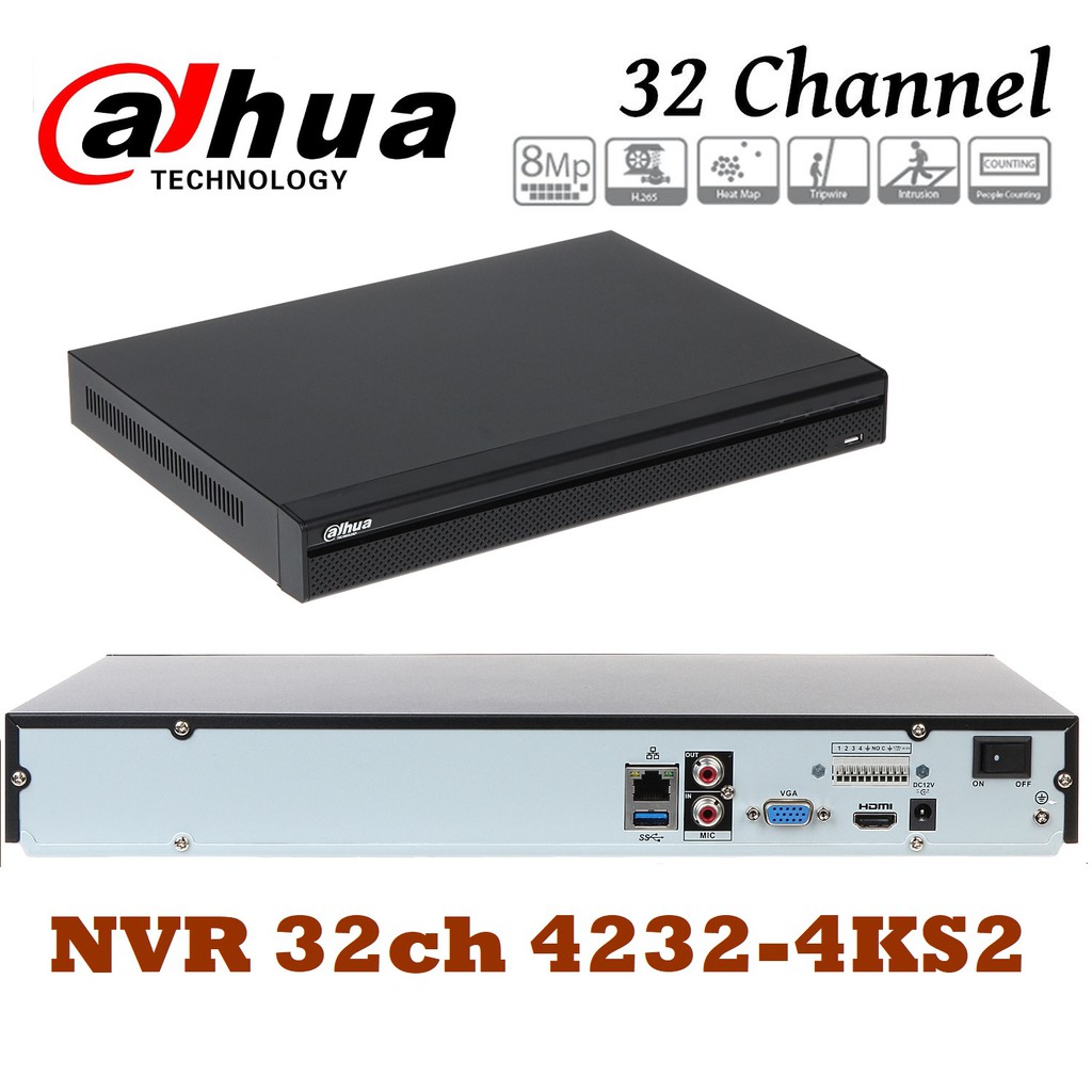 NVR 32ch DAHUA 4232-4KS2/L