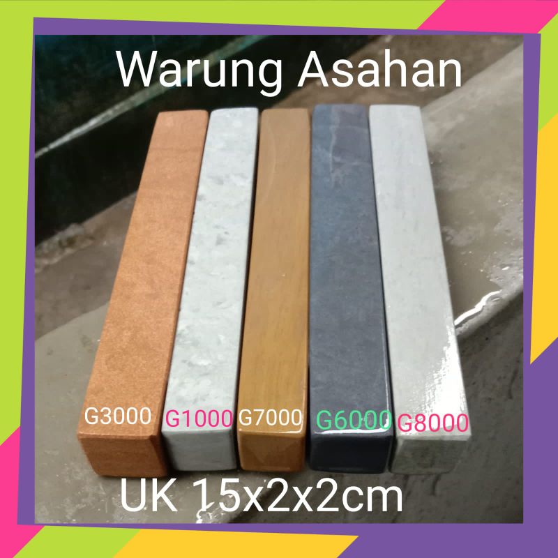 batu asah asli alam asahan pisau taji ayam 1paket isi 5pcs