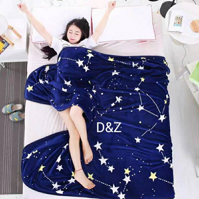 D&amp;Z Selimut Bulu Dewasa Super Halus Dan Lembut  New Motif Dewasa Uk 180x200 Kualitas Tinggi