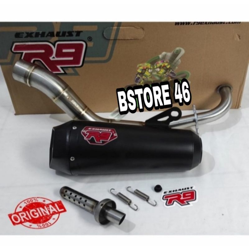 R9 knalpot R9 new alpha ss Aerox new Aerox old vario 125 150 2018 pcx lokal 150 nmax old nmax new 20