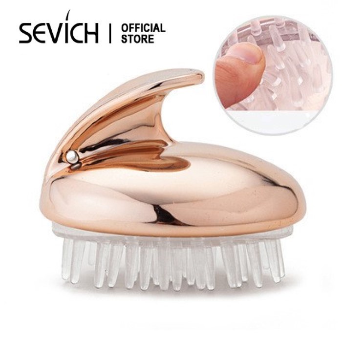 SEVICH Shampoo Comb Silicone Massage Brush