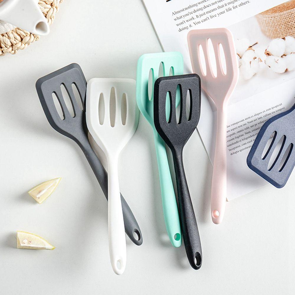 [Elegan] Spatula Silikon Tahan Panas Sendok Turners Wajan Penggorengan Gadget Dapur