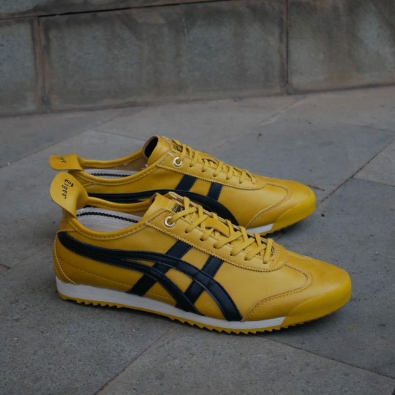 Sepatu Onitsuka Tiger Deluxe Yellow Black Original BNIB