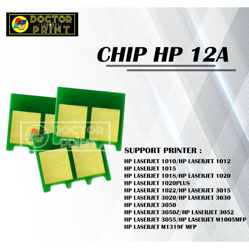 Chip Toner Cartridge HP 12A