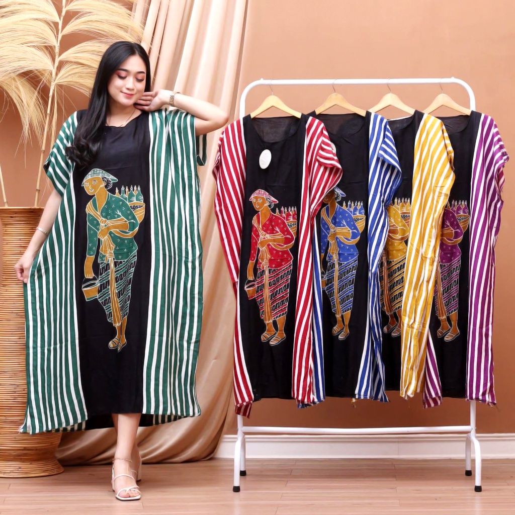 BATIK WANITA DASTER LOWO KELELAWAR RAYON JUMBO MURAH BIG SIZE XXL ( BATANGAN MONOCROM SELLA RISTY SHONA MBOKE ) KEKINIAN BUMIL SERUT DEPAN MURAH ADEM-6