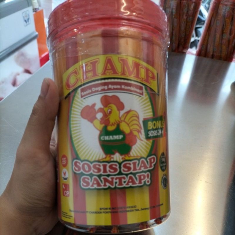 

sosis champ ayam siap santap