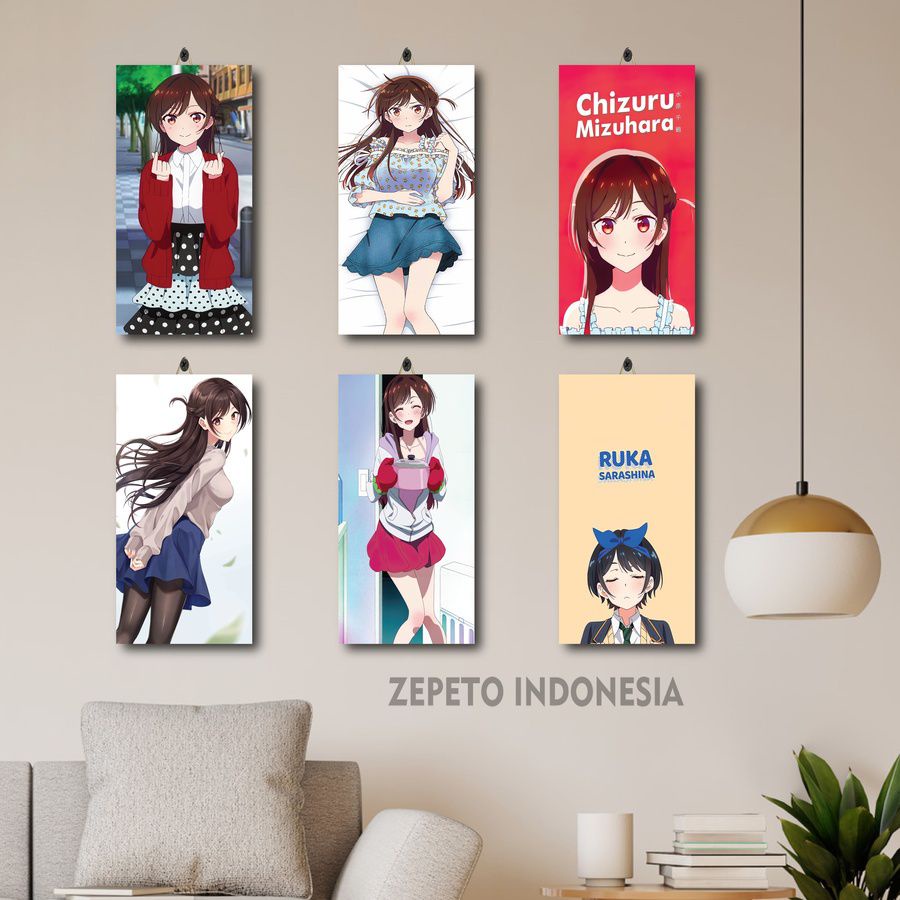 Jual 41 63 Poster Kamar Jumbo Kanojo Okarishimasu 15x30 Mgu2v G0bdp