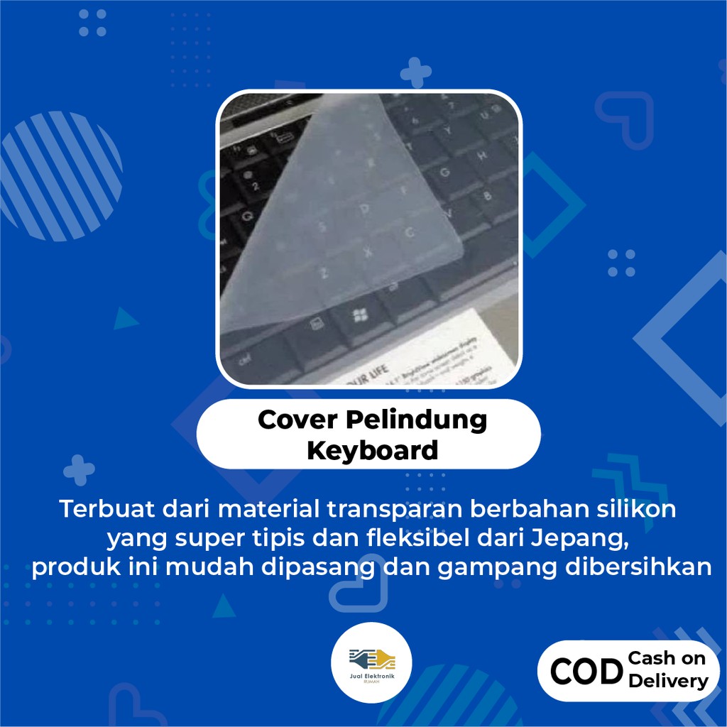 Cover Pelindung Keyboard Notebook Bahan Silicon