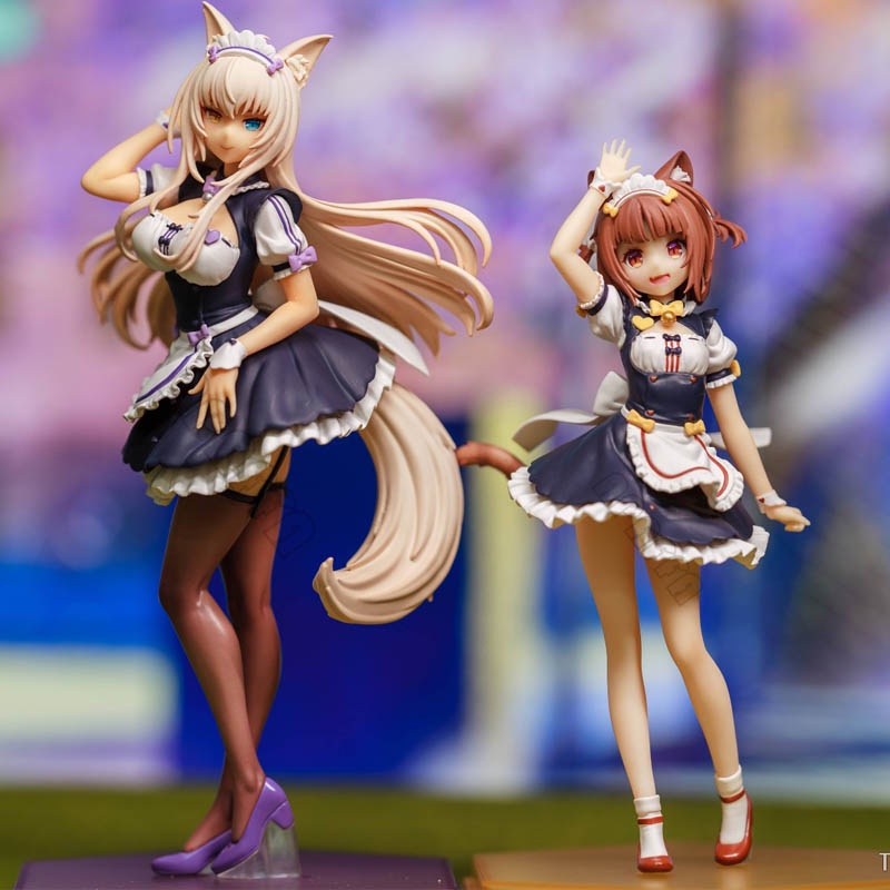 Mainan Action Figure Model Anime Nekopara Azuki / Coconut Vanilla / Chocola