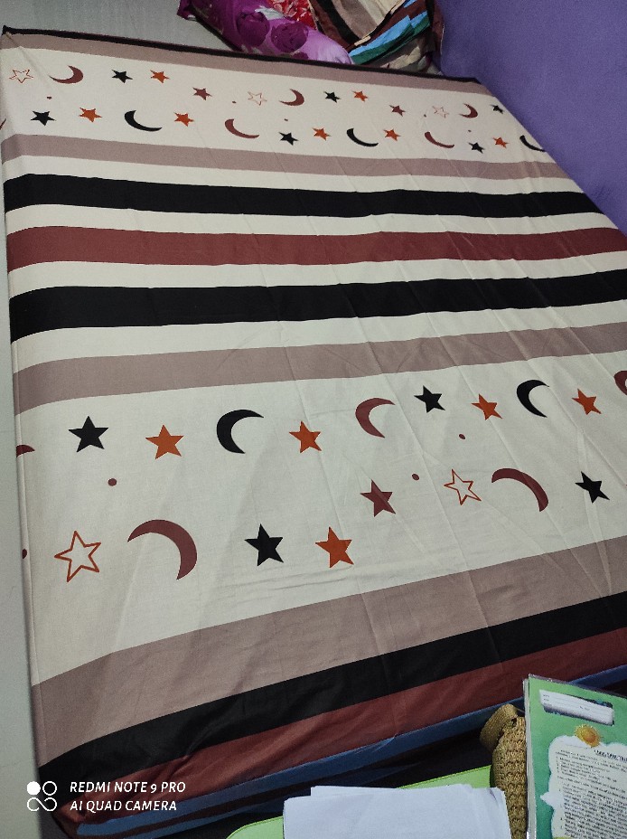 Sprei Set Star Katun Lokal Motif Terbaru Uk King Queen & Single 180x200 160x200 120x200 100x200 Dll