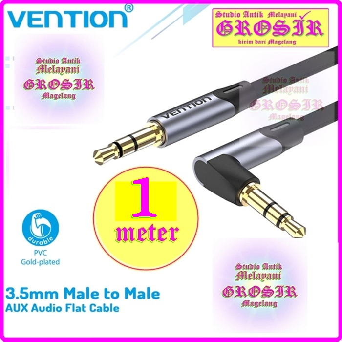 KABEL TRS SIKU 34916 - VENTION Kabel AUX FLAT L-Style Elbow 3.5mm - KABEL AUX SIKU - KABEL 3,5mm SIK