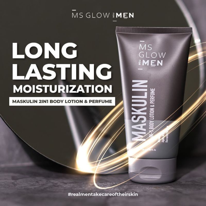 Ms glow for men /maskulin Ms glow for men/pelembab kulit pria original Ms glow/Maskulin Ms glow for 