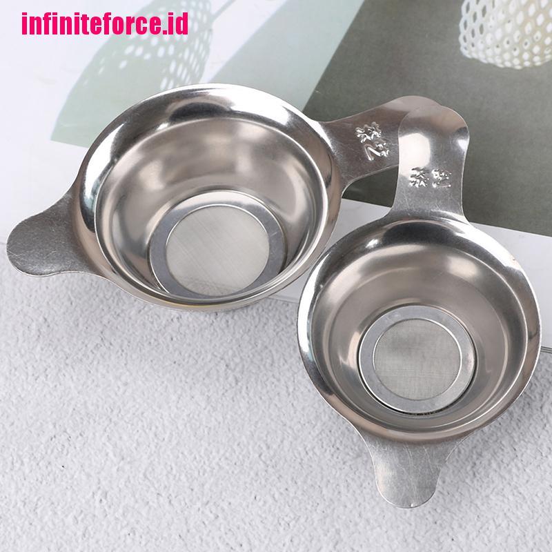 Filter infuser Penyaring Daun Teh Bahan Stainless steel