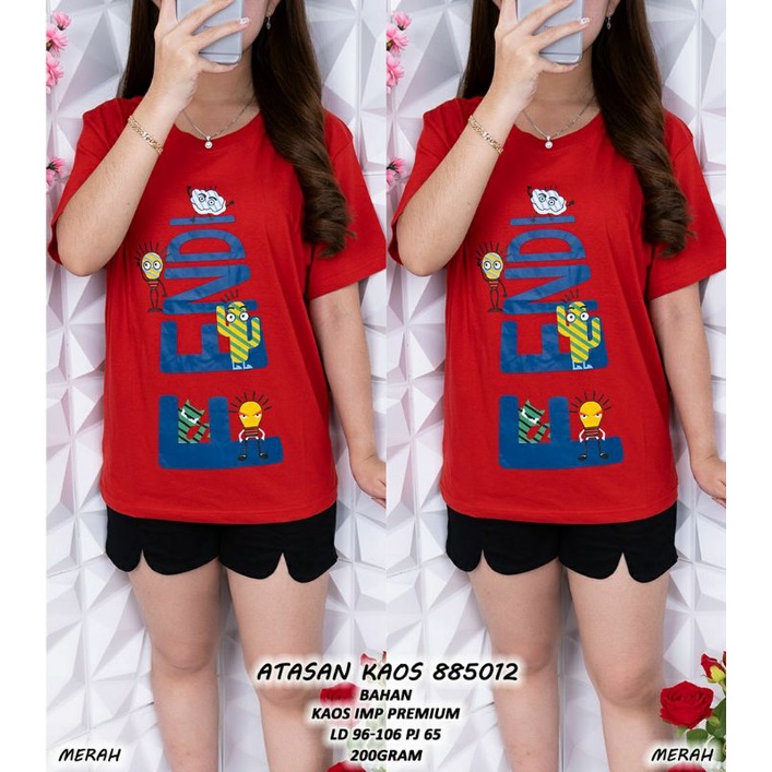 Kaos Fendi Wanita Fashionity 885012 ND