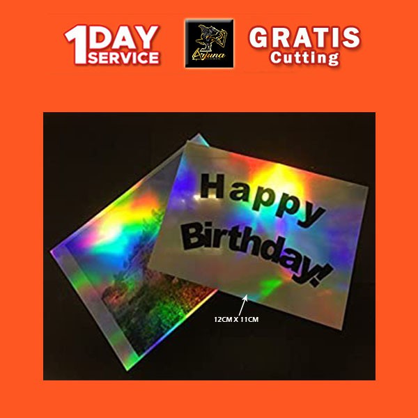 

SPH 12 5-15 Cetak Stiker Hologram Print Sticker Bentuk Bulat Tercepat Termurah