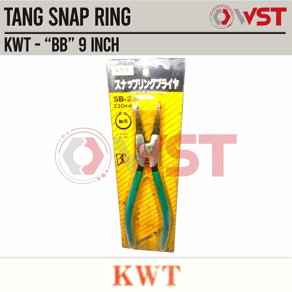 KWT Tang Snap Ring Bengkok Buka 9Inch / Tang Circlip 9" 9 inch