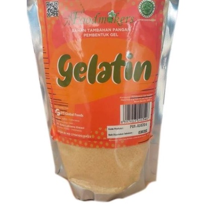 

GELATINE BUBUK 500 GR HALAL RPCK - GELATIN POWDER