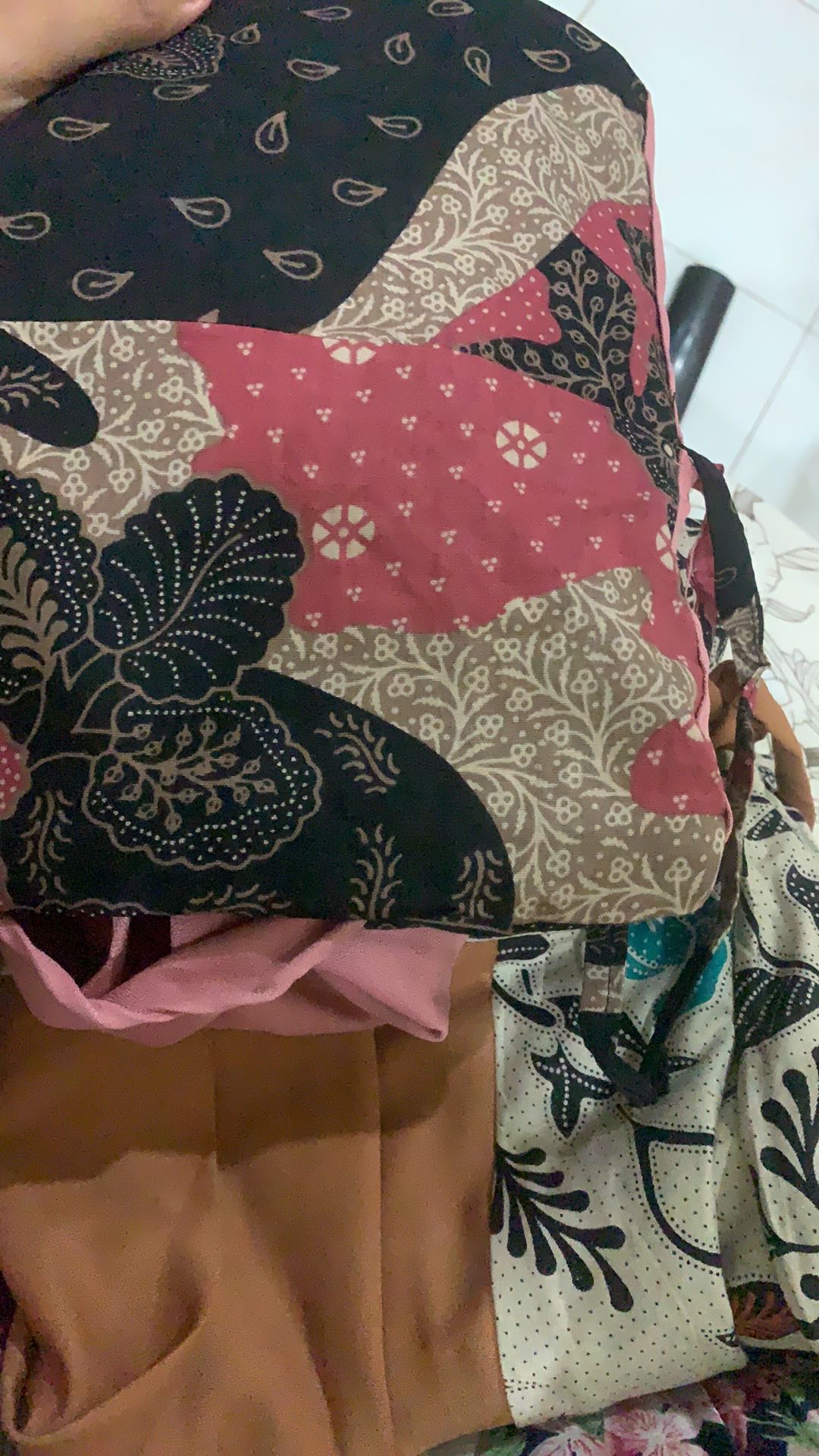 M-l-xl-xxl Batik Wanita Asj Sa Hrb026 Kenongo Kemeja Tosca Pendek