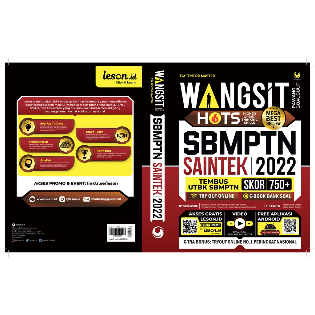 Wangsit HOTS SBMPTN Saintek 2022 dan Wangsit HOTS SBMPTN Soshum 2022