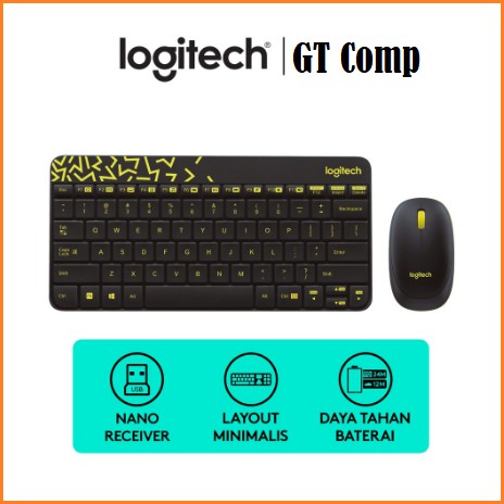 Logitech MK240 Mini Keyboard Mouse Wireless