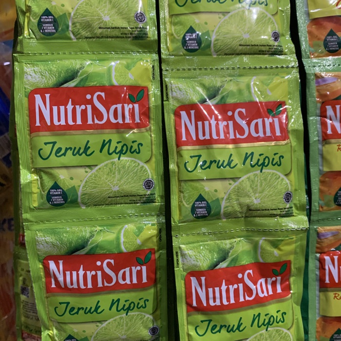 

Lainnya-Minuman-Bubuk- Nutrisari Jeruk Nipis 1 Renceng 10 Sachet -Bubuk-Minuman-Lainnya.