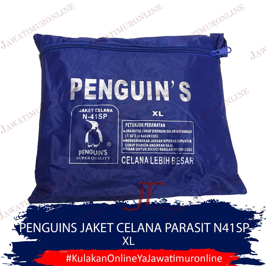 Jas Hujan PINGUIN JC N41 SP / Jas Hujan PENGUIN JAKET CELANA PARASIT TERMURAH PREMIUM QUALITY