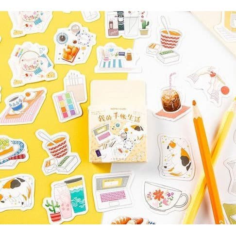 Label Sticker - Working Table Dish (46pcs)