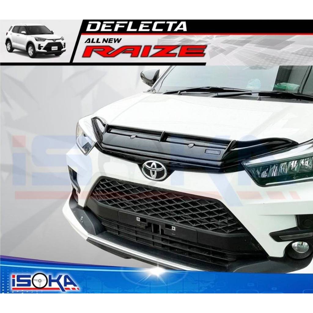 Deflecta / Deflekta Talang Kap Mesin Toyota Raize 2021 Daihastu Rocky