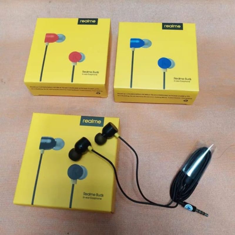 Headset Realme buds magnet earphone handset handsfree hedset henset hensfri hf