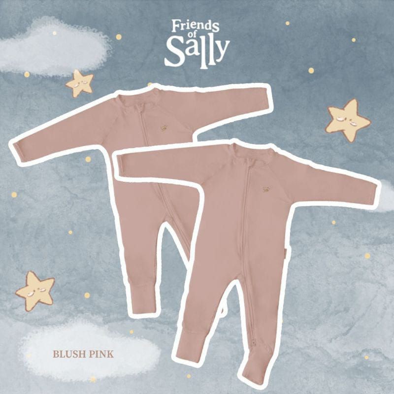 Jumpsuit Friends Of Sally baju tidur anak soft lembut baju tidur bayi natural bamboo