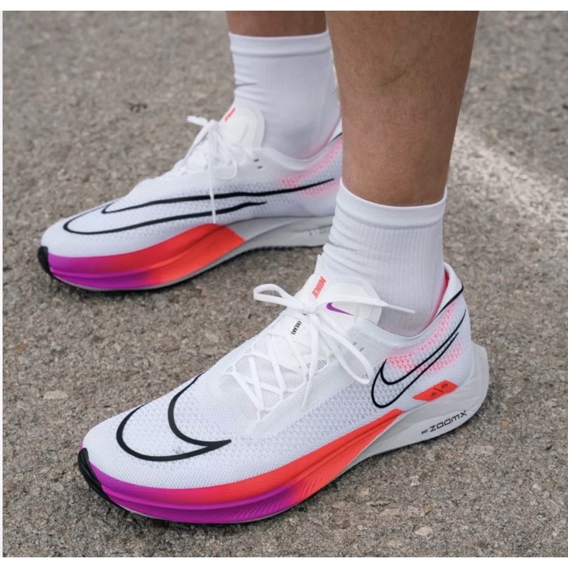 nike zoom x streakfly white red purple