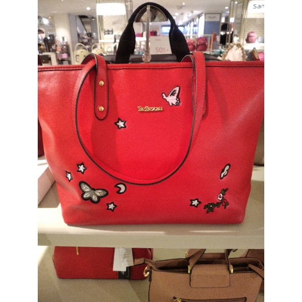 TAS BELLEZA TOTE BAG ORIGINAL RED SALE