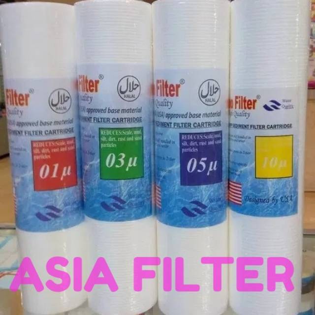 Jual Filter air Nano 10 inch uk. 01/03/05/10 micron / sedimen air
